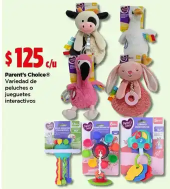 Parent's Choice® Variedad de peluches o juguetes interactivos