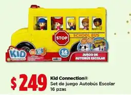Bodega Aurrerá Kid Connection Set de juego Autobús Escolar oferta
