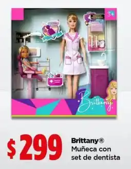 Bodega Aurrerá Brittany Muñeca con set de dentista oferta