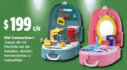 Bodega Aurrerá Kid Connection Juego de rol Mochila set de helados, doctor, herramientas o maquillaje oferta
