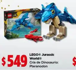 Bodega Aurrerá lego criade dinosaurio: pteranodon oferta