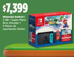 Bodega Aurrerá Nintendo Switch 2 GB + Super Mario Bros Wonder oferta