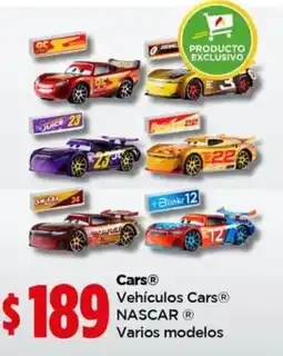 Bodega Aurrerá Cars Vehículos Cars NASCAR Varios modelos oferta
