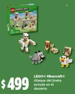 Bodega Aurrerá lego minecraft ataque del jinete avicola en el desierto oferta