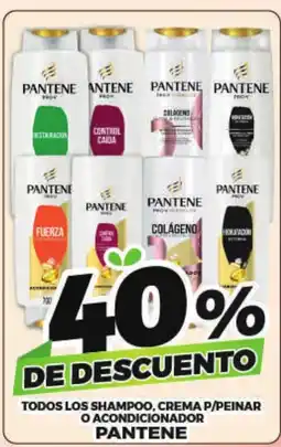 Merco Pantene todos los shampoo, crema p/peinar o acondicionador oferta