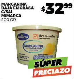Merco Mimarca margarina baja en grasa c/sal oferta