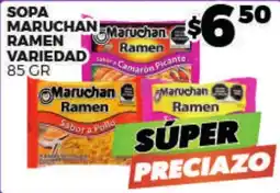 Merco Maruchan Ramen Variedad oferta