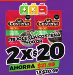 Merco La Costeña frijoles negros refritos oferta
