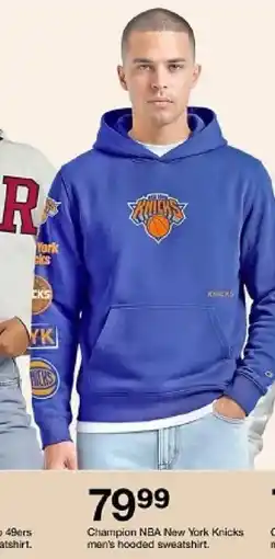 Target Champion nba new york knicks men's hooded sweatshirt oferta