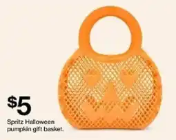 Target Spritz Halloween pumpkin gift basket oferta