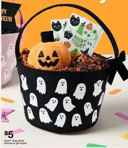 Target Spritz large ghost Halloween gift basket oferta