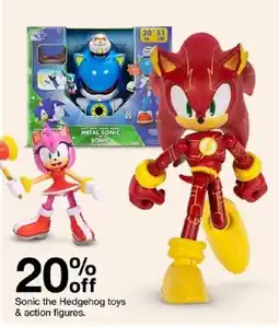 Target Sonic the hedgehog toys & action figures oferta
