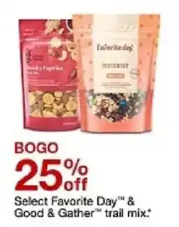 Target Select Favorite Day & Good & Gather trail mix. oferta