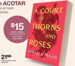 Target Sarah J Maas A Court of Thorns and Roses Paperback oferta