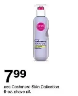Target eos Cashmere Skin Collection shave oil oferta