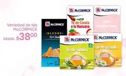 Fresko McCormick variedad de tés oferta