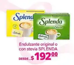 La Comer Splenda Endulzante original o con stevia oferta