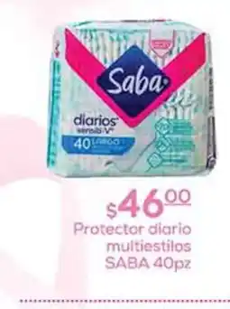 Fresko Saba Protector diario multiestilos oferta