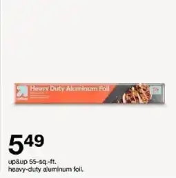 Target up&up heavy-duty aluminum foil oferta