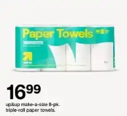 Target up&up paper towels oferta