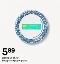 Target up&up 10" heavy-duty paper plates oferta