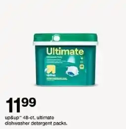 Target up&up ultimate dishwasher detergent packs oferta