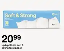 Target up&up soft & strong toilet paper oferta