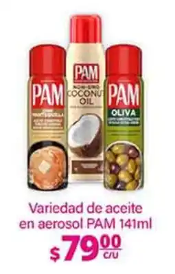 La Comer PAM variedad de aceite oferta