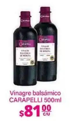 La Comer Carapelli vinagre balsámico oferta