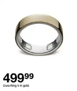 Target Oura Ring 5 in gold oferta