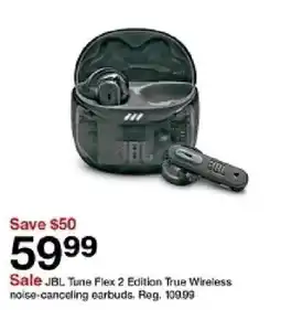 Target JBL Tune Flex 2 Edition True Wireless noise-canceling earbuds oferta