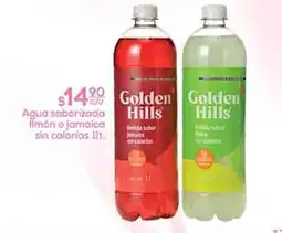 Fresko Golden Hills Agua saborizada limón o jamaica oferta