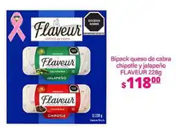 La Comer Flaveur queso de cabra chipotle y jalapeño oferta