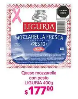 La Comer liguria queso mozzarella con pesto oferta