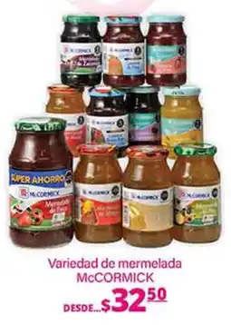 La Comer McCormick variedad de mermelada oferta
