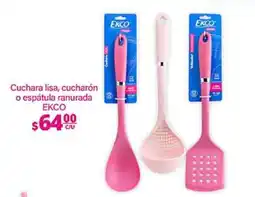 La Comer Ekco cuchara lisa cucharon o espátula ranurada oferta