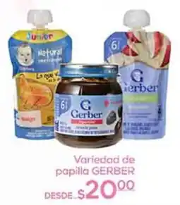 Fresko Variedad de papilla GERBER oferta