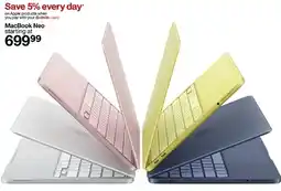 Target Apple MacBook Neo oferta