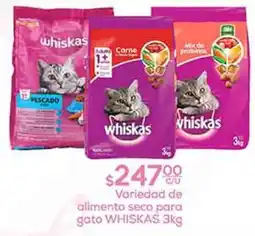 Fresko whiskas variedad de alimento seco para gato oferta