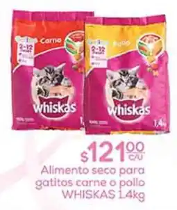 Fresko whiskas Alimento seco para gatitos carne o pollo oferta
