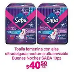 La Comer Saba Toalla femenina con alas ultradelgada nocturna ultrainvisible Buenas Noches oferta
