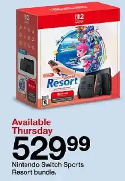Target Nintendo Switch Sports Resort bundle oferta