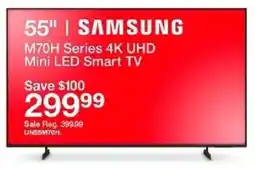Target samsung m70h series 4k uhd mini led smart tv oferta