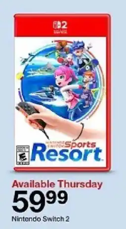 Target Nintendo Switch Sports Resort oferta