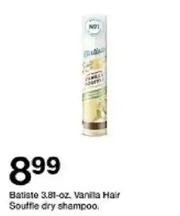 Target Batiste Vanilla Hair Souffle dry shampoo oferta