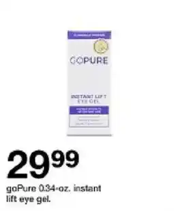Target gopure instant lift eye gel oferta
