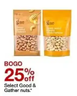 Target Select Good & Gather nuts oferta