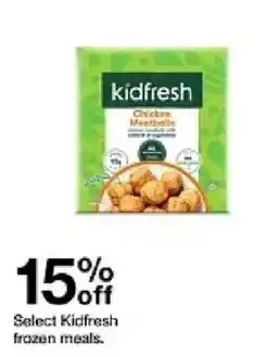 Target Select Kidfresh frozen meals. oferta