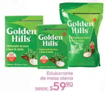 Golden Hills Edulcorante de mesa stevia
