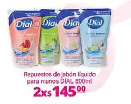 La Comer Repuestos de jabón líquido para manos DIAL oferta